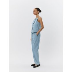 SOFIE SCHNOOR DENIM VEST LIGHT BLUE - S252115
