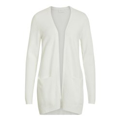 VILA RIL WHITE ALYSSUM OPEN STRIK CARDIGAN - 14044041