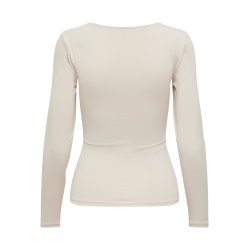 ONLY EA 2-WAYS LANG�RMET TR�JE R�HVID - 15302647