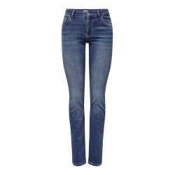 ONLY ALICIA STRAIGHT REGULAR WAIST JEANS MEDIUM BLUE DENIM - 15252212