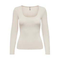 ONLY EA 2-WAYS LANG�RMET TR�JE R�HVID - 15302647