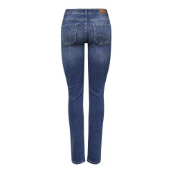 ONLY ALICIA STRAIGHT REGULAR WAIST JEANS MEDIUM BLUE DENIM - 15252212