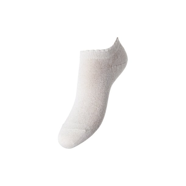 PIECES SEBBY BIRCH/GULD SNEAKERS GLITTERSOKKER - 17120149