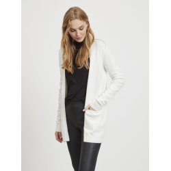 VILA RIL WHITE ALYSSUM OPEN STRIK CARDIGAN - 14044041