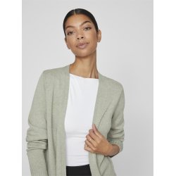  VILA RIL OIL GREEN MELANGE OPEN STRIK CARDIGAN - 14044041