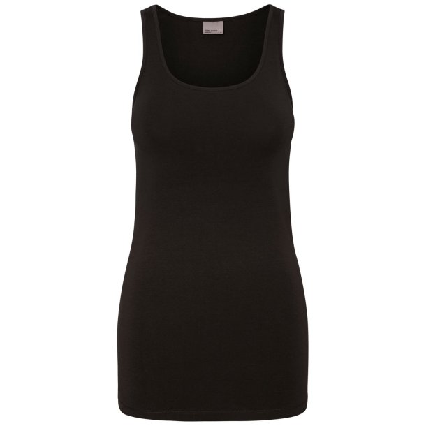 VERO MODA SORT MAXI LANG TANK TOP - 10185110