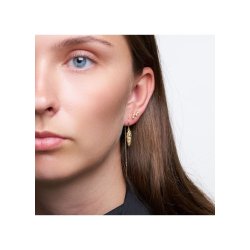 PURE BY NAT IRIS CHAIN EARRINGS G/B - 45924