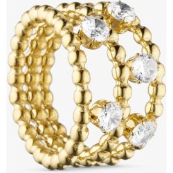WOLFF JEWELRY CRYSTAL RING GOLD - 1137