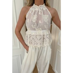 Byic Ellinoric lace top r�hvid - 2590