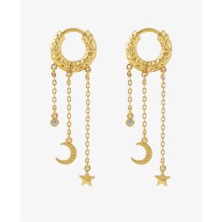 HULTQUIST COSMO HOOPS S08114 - GULD