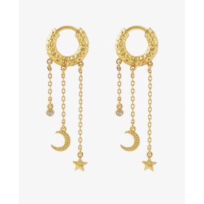 HULTQUIST COSMO HOOPS S08114 - GULD