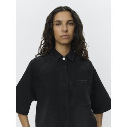 SOFIE SCHNOOR MAYSW SKJORTE KJOLE- WASHED BLACK S253171