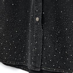 SOFIE SCHNOOR MAYSW SKJORTE KJOLE- WASHED BLACK S253171