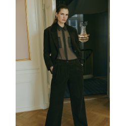 SOFIE SCHNOOR PENNYSW BLAZER DARK BROWN - S253354