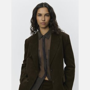 SOFIE SCHNOOR PENNYSW BLAZER DARK BROWN - S253354