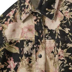 Sofie Schnoor Amayasw boxy denim jacket flower mix - S261126 