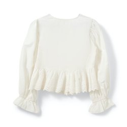 Sofie Schnoor Ariasw broderie anglaise shirt off white - S261185