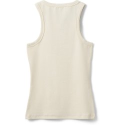 SOFIE SCHNOOR BECASW RIB TANK TOP CREAM WHITE - S262362
