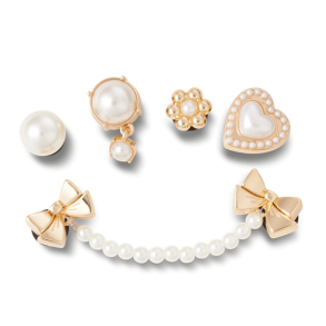 CROCS CHARMS PEARLY GOLD 5 PACK - 10014831
