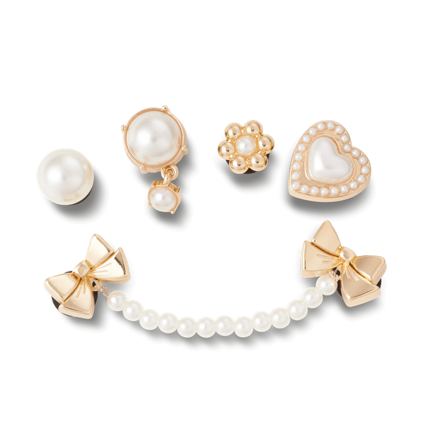 CROCS CHARMS PEARLY GOLD 5 PACK - 10014831
