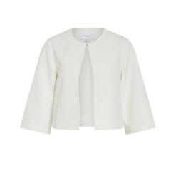 VILA GERY O-NECK 3/4 CLOUD DANCER BOLERO/DC - 14113299