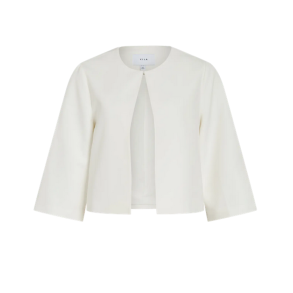 VILA GERY O-NECK 3/4 CLOUD DANCER BOLERO/DC - 14113299