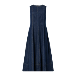 YAS TOVE LANG DENIM KJOLE MEDIUM BLUE DENIM - 26041224