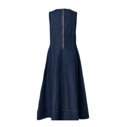 YAS TOVE LANG DENIM KJOLE MEDIUM BLUE DENIM - 26041224