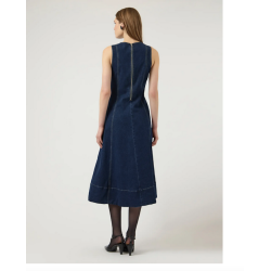 YAS TOVE LANG DENIM KJOLE MEDIUM BLUE DENIM - 26041224
