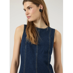 YAS TOVE LANG DENIM KJOLE MEDIUM BLUE DENIM - 26041224