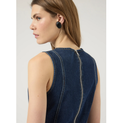 YAS TOVE LANG DENIM KJOLE MEDIUM BLUE DENIM - 26041224