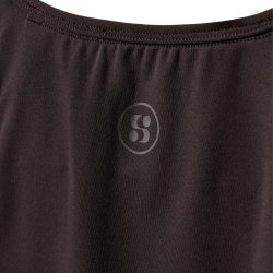 SOFIE SCHNOOR JANET SPORT TOP DARK BROWN - 1037