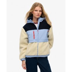 SUPERDRY HOODED FLEECE JACKET URBEN CREAM - W5011772A