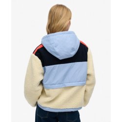 SUPERDRY HOODED FLEECE JACKET URBEN CREAM - W5011772A