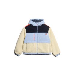 SUPERDRY HOODED FLEECE JACKET URBEN CREAM - W5011772A