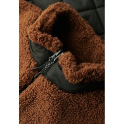 SUPERDRY WORKWEAR FLEECE HYBRID JACKET BISON BROWN � W5011771a