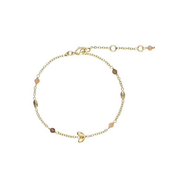 PURE BY NAT NADIA BRACELET G/B PEACH/SMOKEY TONES - 40695
