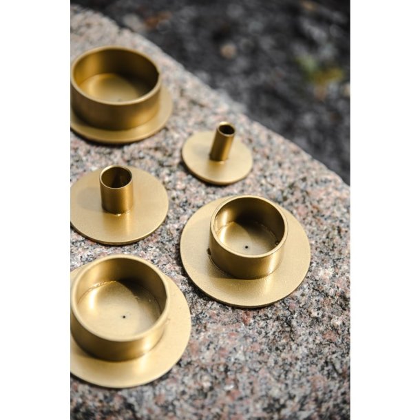 KUNSTINDUSTRIEN THE CIRCLE LYSESTAGE 5 CM. GULD - 10-CI5