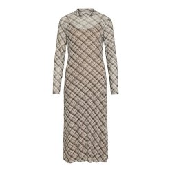 VILA VOLETTIS CHI L/S MIDI DRESS/BFS BIRCH - 14111123