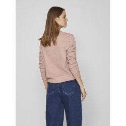 VILA RIL MISTY ROSE STRIK O-HALS - 14054177