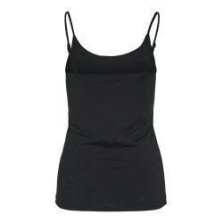 VILA KENZA SINGLET TOP BLACK - 14097189