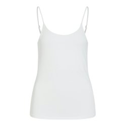 VILA KENZA SINGLET TOP WHITE - 14097189
