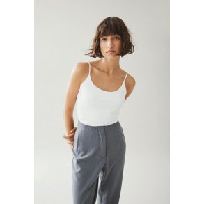 VILA KENZA SINGLET TOP WHITE - 14097189