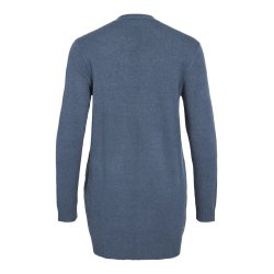 VILA RIL VINTAGE INDIGO OPEN STRIK CARDIGAN - 14044041