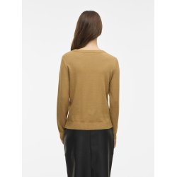  VILA RIL BISTRE/DARK MELANGE STRIK O HALS - 14054177