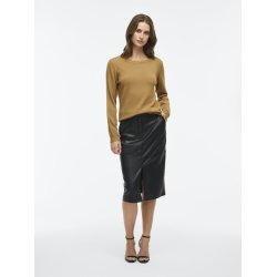  VILA RIL BISTRE/DARK MELANGE STRIK O HALS - 14054177