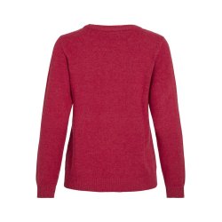  VILA RIL JESTER RED STRIK O-HALS - 14054177