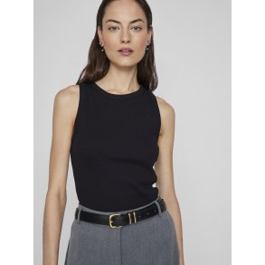 VILA SOLA TANK TOP BLACK BEAUTY - 14101757