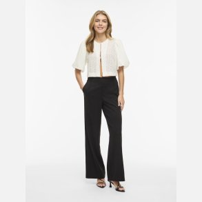 VILA CLEO O-NECK 2/4 CLOUD DANCER BOLERO/DC - 14113335