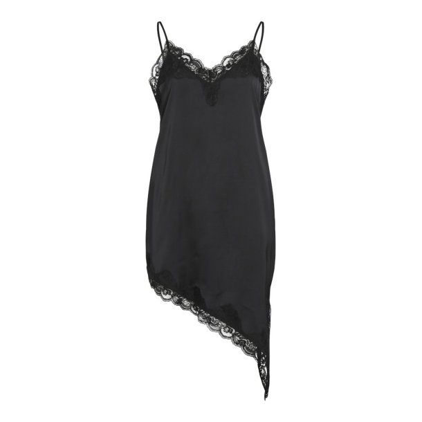  VILA LACEY STRAP DRESS BLACK 14118035